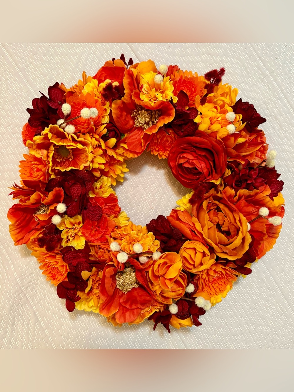 Floral Fall wreath